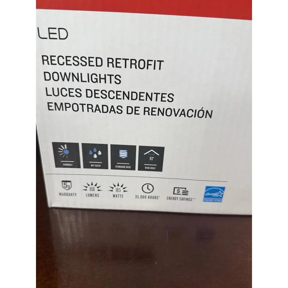 Utilitech LED Recessed Retrofit Downlights 2700K Soft White 5–6in 3-Pack [COPY]